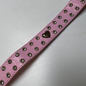 𝅺PINK Studded Dog Collar M